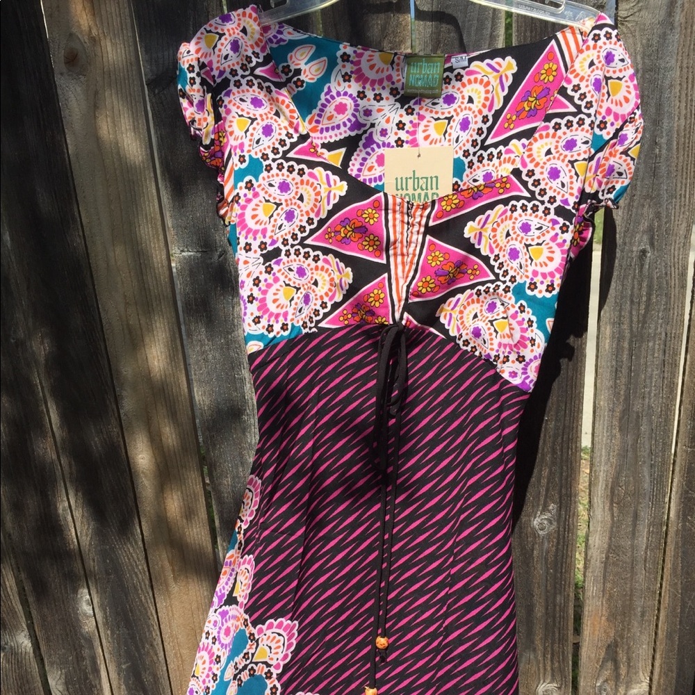 Boho festival urban nomad floral earthbound dress